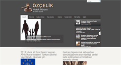 Desktop Screenshot of ozcelikhukukburosu.com