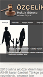 Mobile Screenshot of ozcelikhukukburosu.com